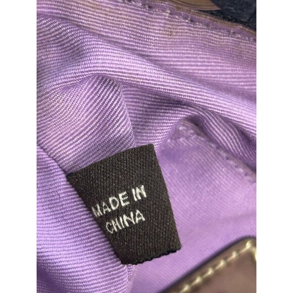 Coach Teri Hobo Bag Signature C Black Leather Shoulder Small Outlet *EUC - Picture 7 of 12